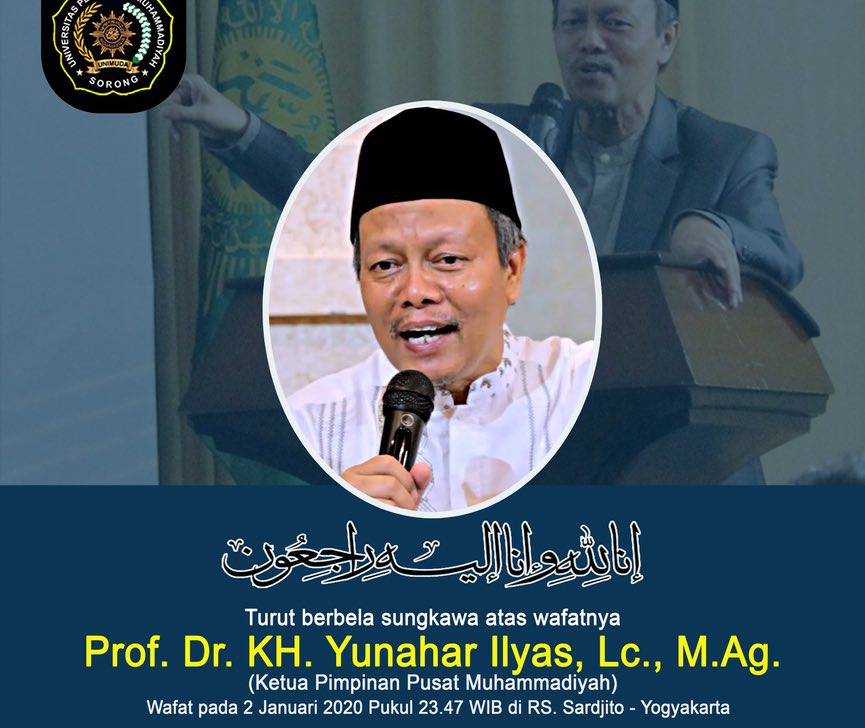 Ucapan Bela Sungkawa kepada Prof. Dr. KH. Yunahar Ilyas, Lc., M.Ag.