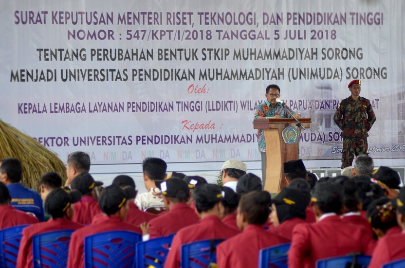 Wabup Sorong Yakin Kualitas Unimuda Sorong Tidak Diragukan