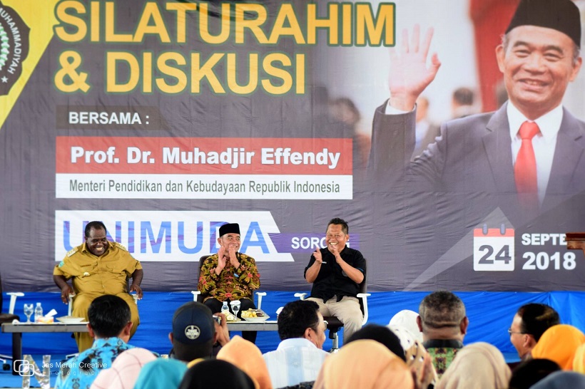 Mendikbud: UNIMUDA SORONG telah Berkontribusi dalam pembangunan SDM di Wilayah Timur
