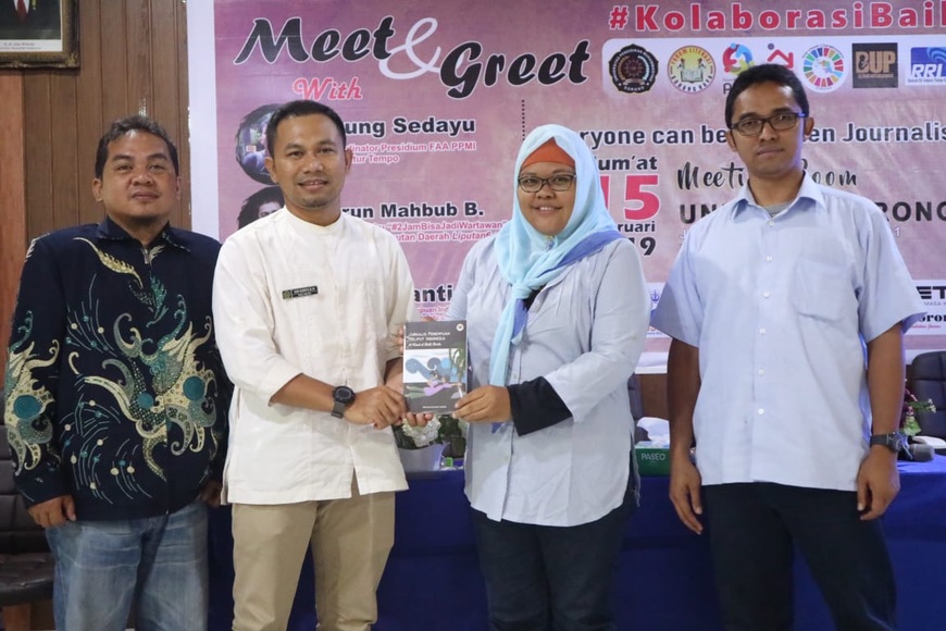 3 Jurnalis Nasional Gelar Meet & Greet di UNIMUDA Sorong