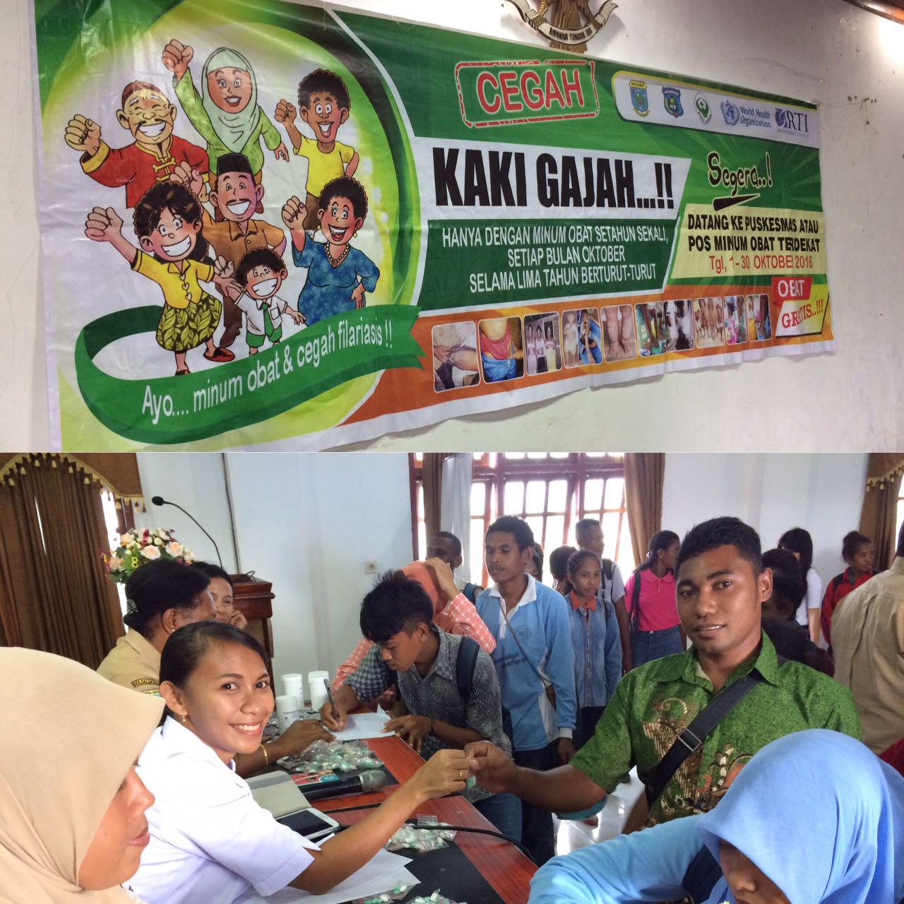 Mahasiswa STKIP Muh Sorong Kenali dan Cegah Penyakit Kaki Gajah