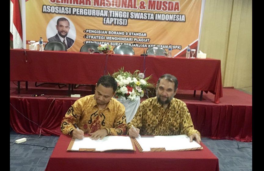 Tingkatkan Mutu Pendidikan Tinggi, UNIMUDA Teken SPK bersama APTISI Pusat
