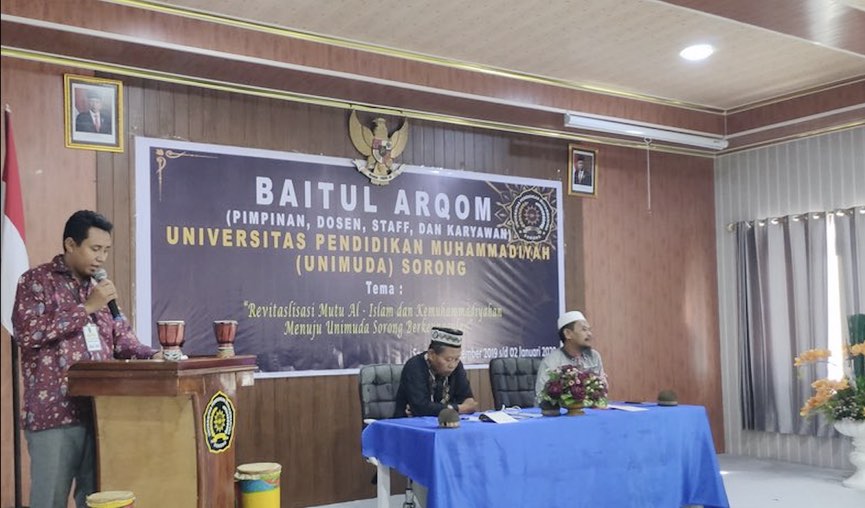 Refleksi Akhir Tahun 2019, UNIMUDA Sorong Revitalisasi Mutu AIK melalui Baitul Arqom