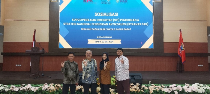 Dukung Pencegahan Korupsi Sejak Dini di Institusi Pendidikan, UNIMUDA Sorong hadiri Sosialisasi SPI Pendidikan yang diselenggarakan oleh KPK