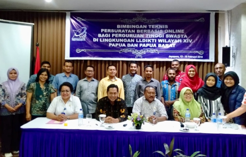 Maksimalkan public service, UNIMUDA Sorong Ikuti Bimtek Sistem Persuratan On-line