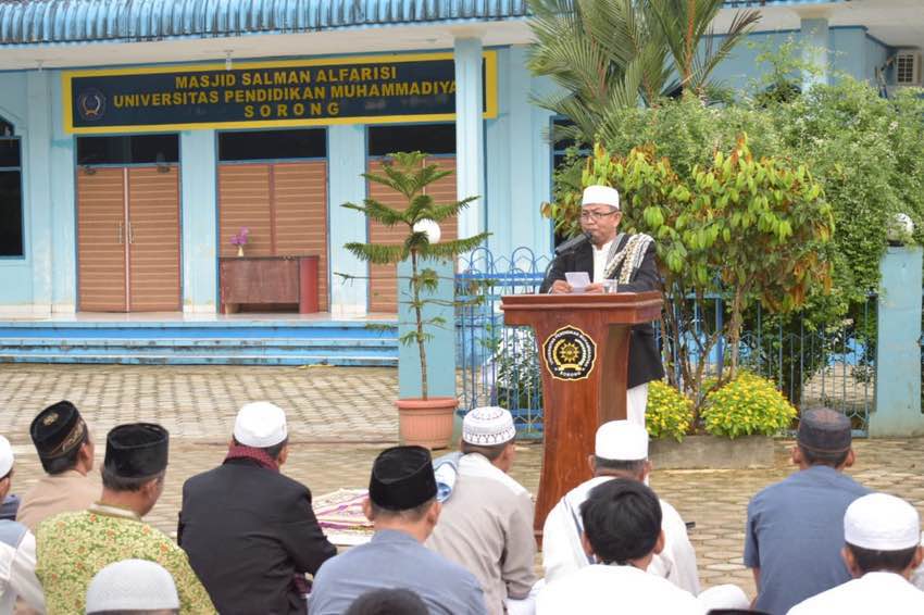 UNIMUDA Sorong Rayakan Idul Fitri Bersama Masyarakat Kabupaten Sorong