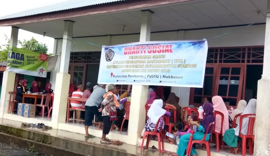 KPM Respect2019 Gandeng Klinik Ibnu Sina UNIMUDA Adakan Pengobatan Gratis