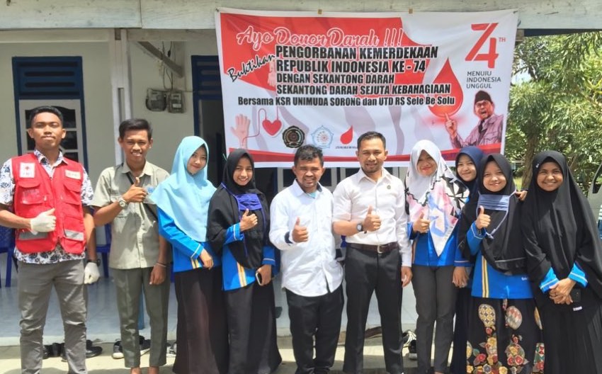 Peringati HUT RI ke-74, KSR-UNIMUDA Gelar Aksi Kemanusiaan
