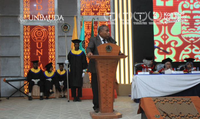Masa Muda dan Waktu : Pesan Inspiratif Kepala LLDIKTI XIV Pada Acara Sidang Terbuka Senat di UNIMUDA Sorong