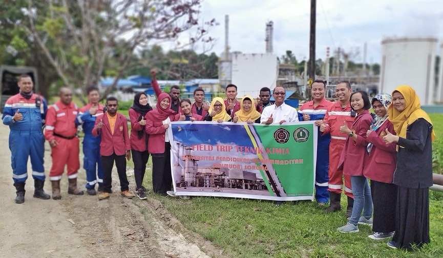 Kenali Dunia Industri, Prodi Teknik Kimia Field Trip  ke PT. Pertamina Persero RU VII Kasim