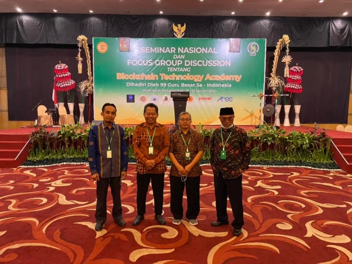 Rektor UNIMUDA Jadi Pemateri Seminar Nasional dan FGD Blockchain di Bali