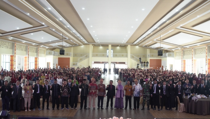 Ribuan Mahasiswa, Dosen, Tendik, dan Mitra Sukseskan Asesmen Lapangan Akreditasi Perguruan Tinggi UNIMUDA Sorong