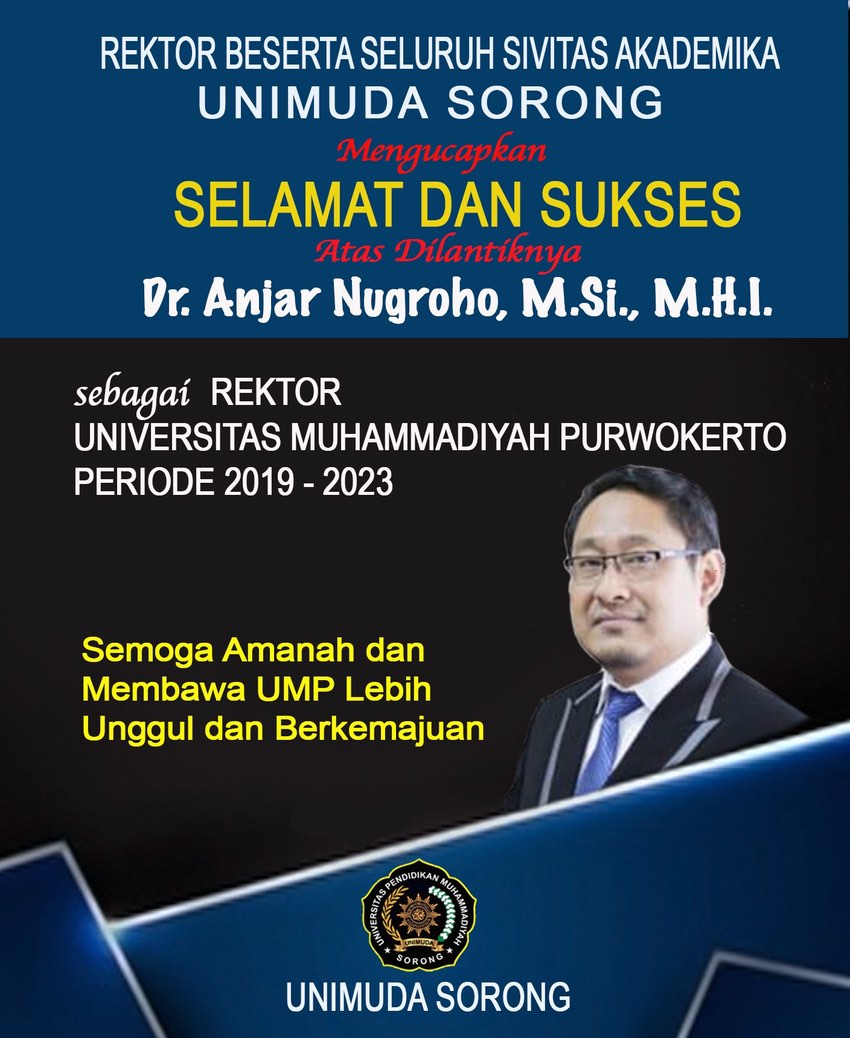 Selamat dan Sukses Pelantikan Rektor UM Purwokerto