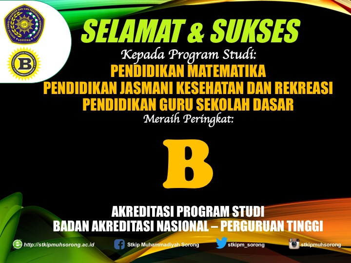 80 Persen Program Studi di STKIP Muhammadiyah Sorong Akreditasi B