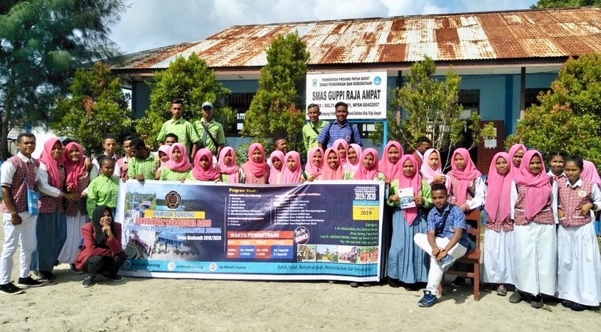 UNIMUDA Sorong Menyapa Siswa SMA Raja Ampat