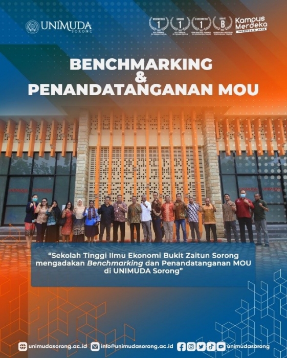 STIE BUKIT ZAITUN lakukan BenchMarking dan MoU di UNIMUDA Sorong