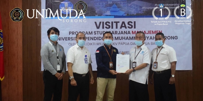 UNIMUDA mendapat Rekomendasi Pembukaan Prodi Menejemen dari LLDIKTI XIV