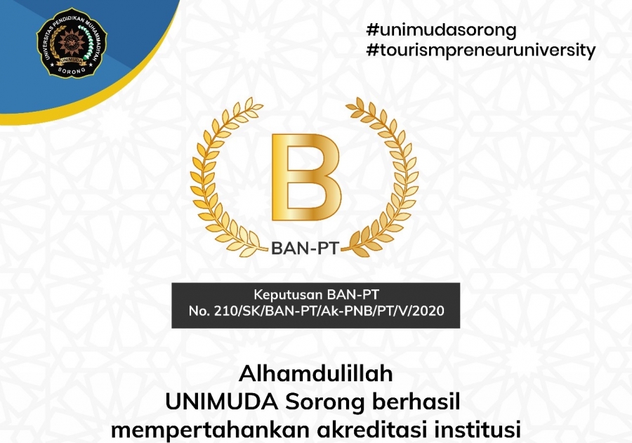UNIMUDA Sorong Berhasil Pertahankan AIPT Peringkat B