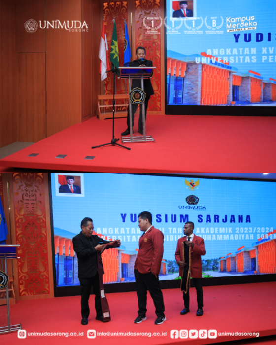 UNIMUDA Sorong Gelar Yudisium Angkatan XVIII, 22 Mahasiswa Resmi Dikukuhkan Sebagai Sarjana