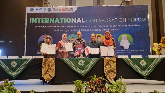 UNIMUDA Sorong Resmi Menjalin Kerjasama dengan Management and Science University (MSU) Malaysia
